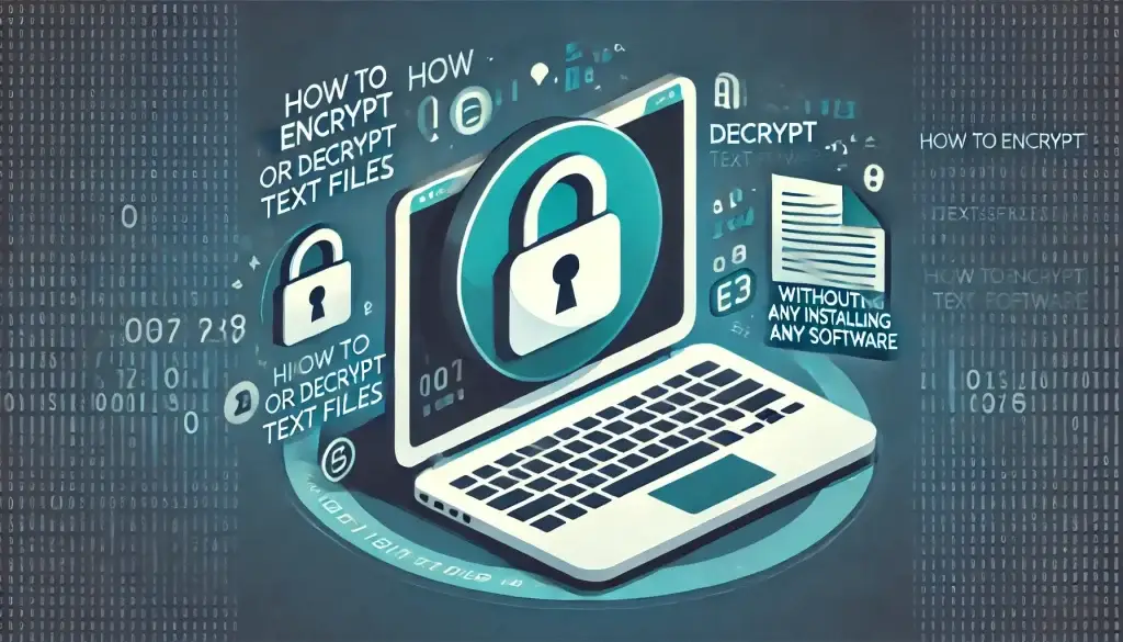 Encrypt or Decrypt Text Files