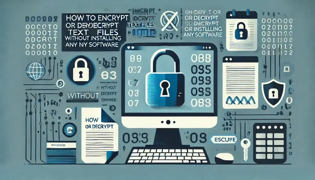 How to Encrypt or Decrypt Text Files